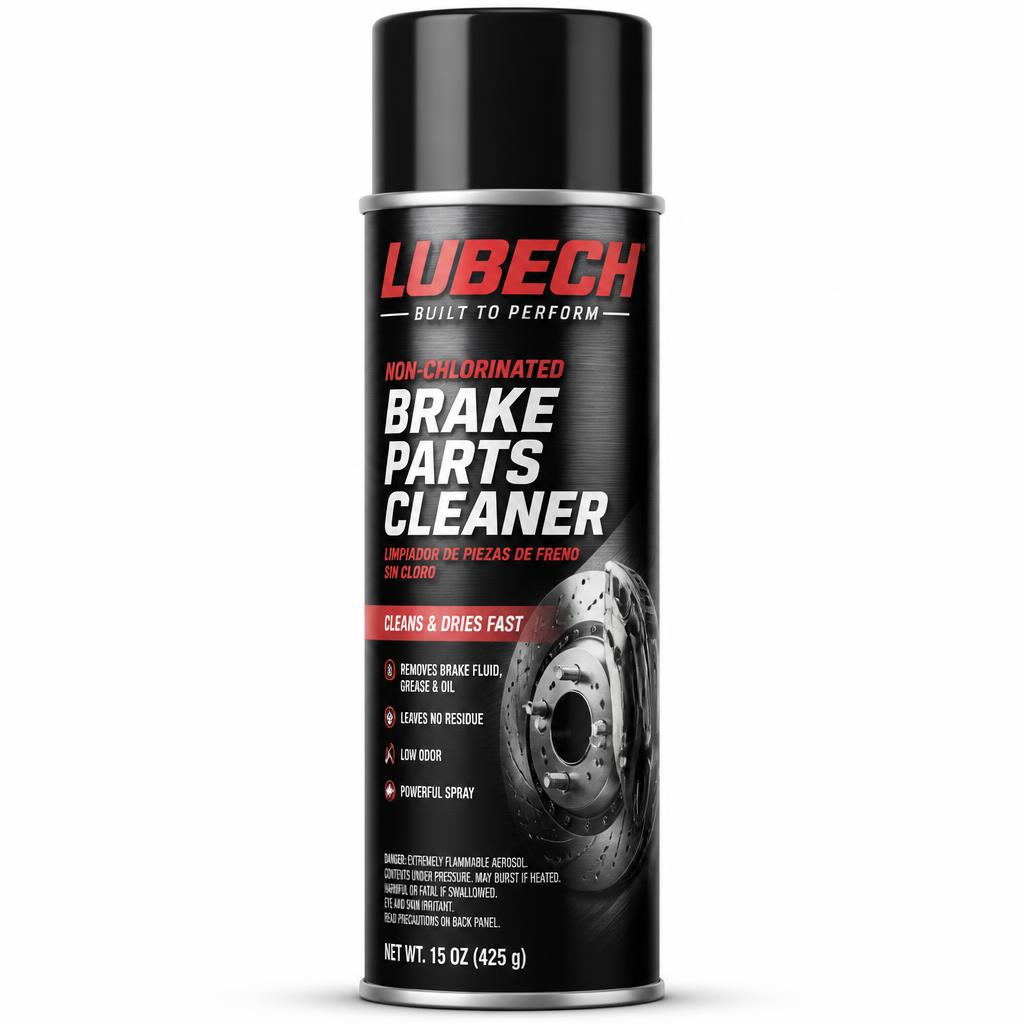 LUBECH non-chlorinated brake parts cleaner 15 oz aerosol can